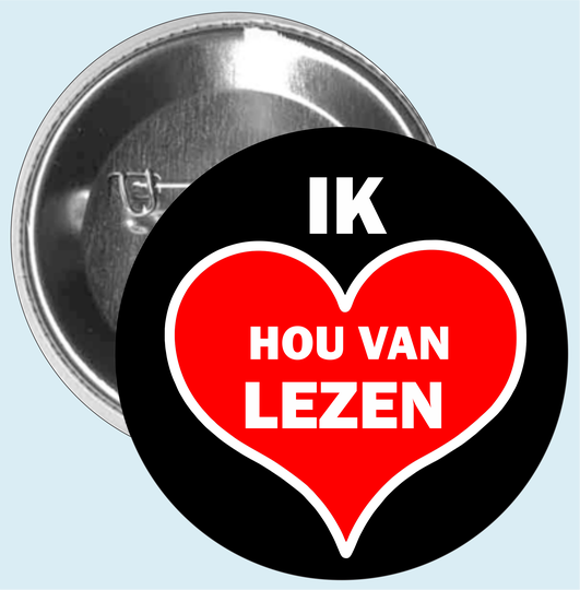 Button 'Ik hou van lezen'