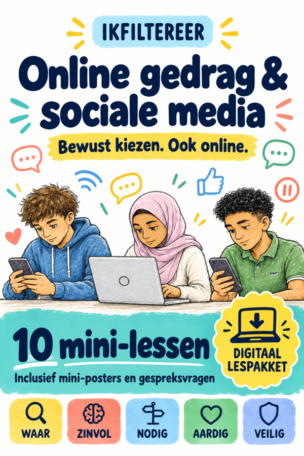 Digitaal lespakket ‘Online gedrag & sociale media’