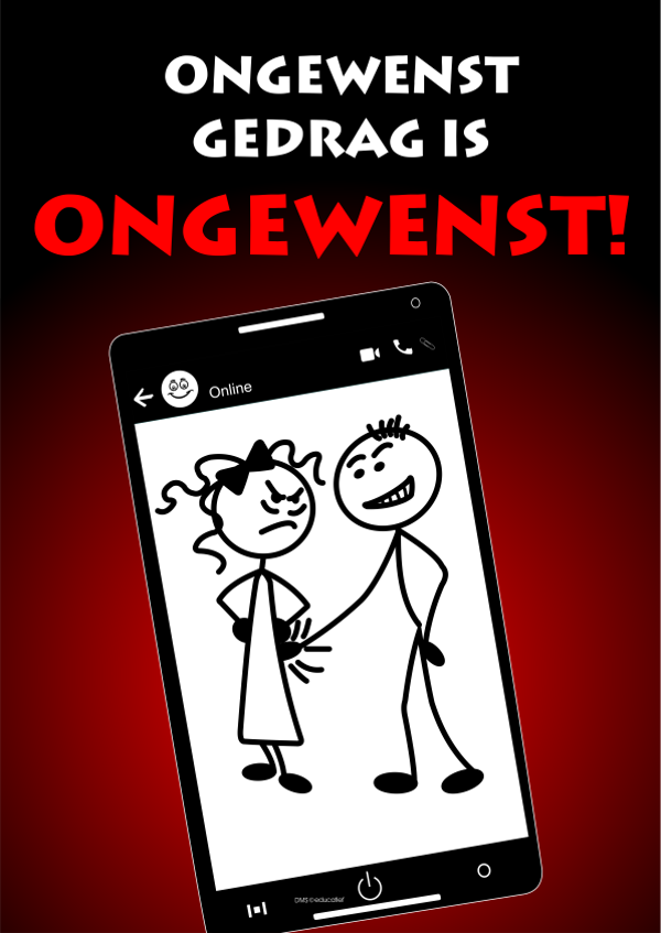 Poster 'Ongewenst gedrag' A3