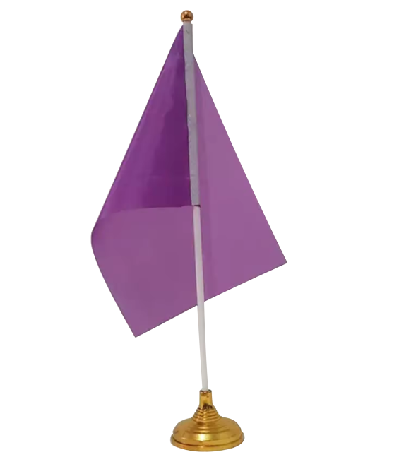 Bureauvlaggetje voor Paarse Vrijdag