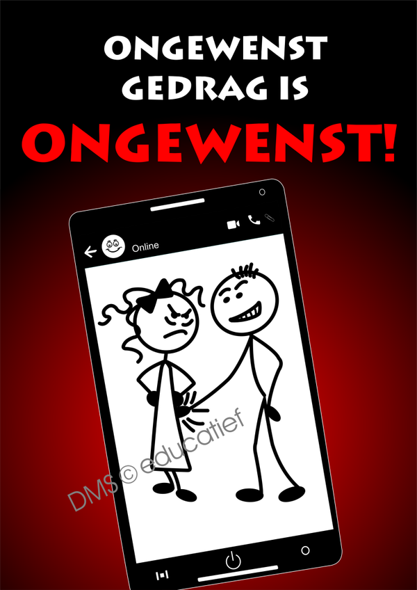 Poster 'Ongewenst gedrag'