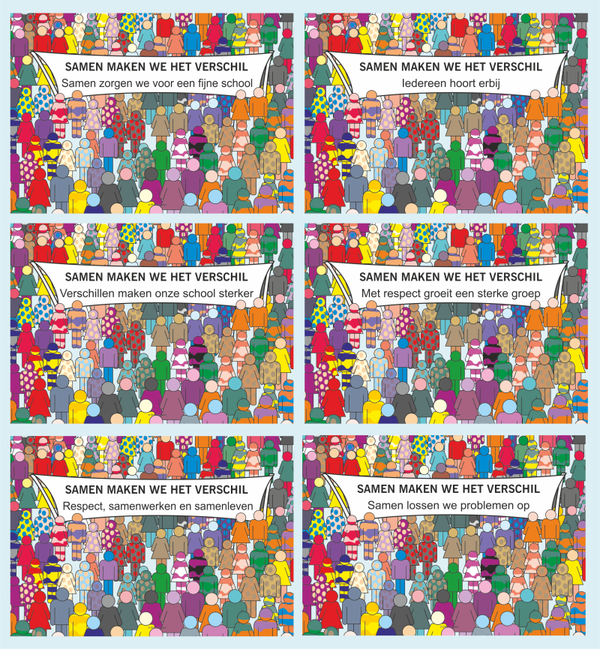Posterserie ‘Samen maken we het verschil’