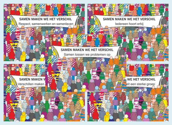 Posterserie ‘Samen maken we het verschil’