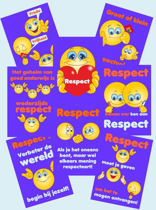 Posterpakket 'Respect - Smiley' A3