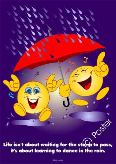 Poster 'Dance in the rain'  A3