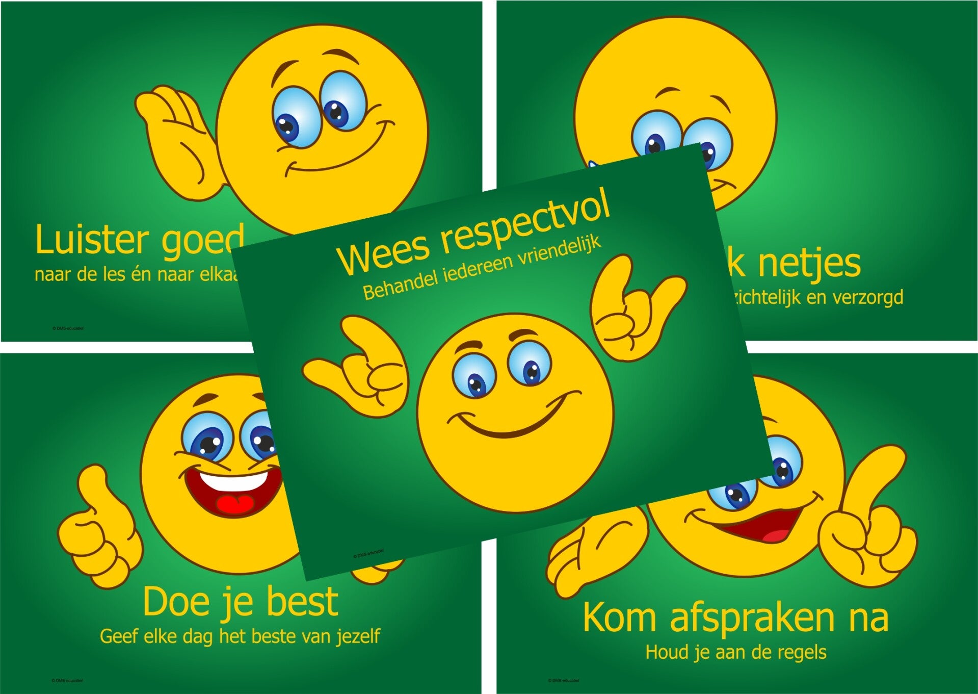 Posterset Afspraken & Verantwoordelijkheid