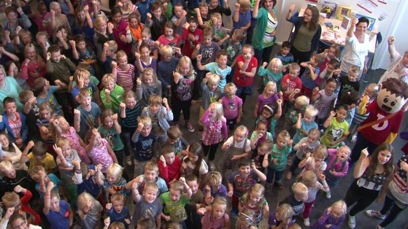 Schoolbrede activiteit rond sociale veiligheid, verbondenheid en samen een fijne groep vormen.