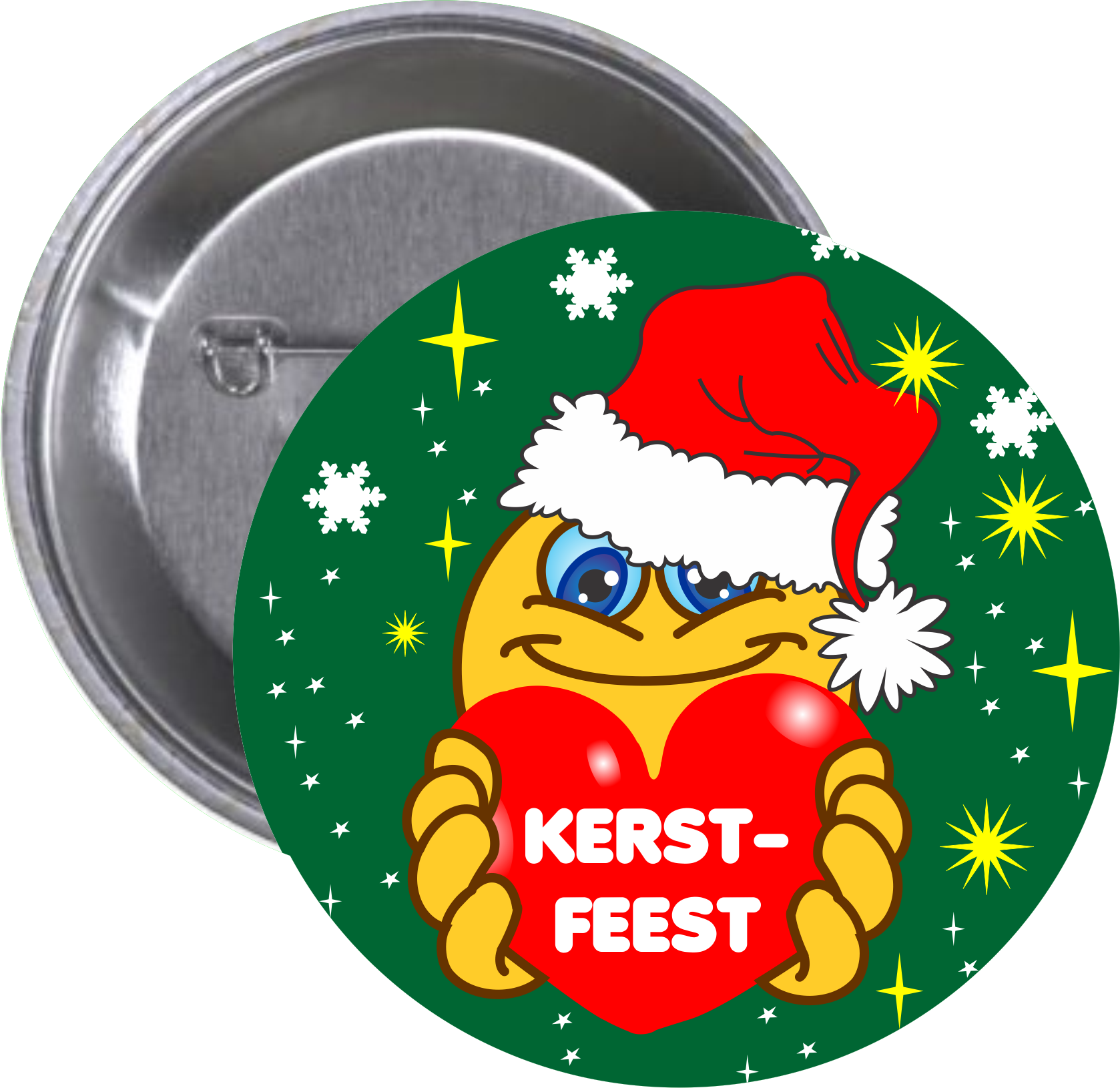 Button 'Kerstfeest'