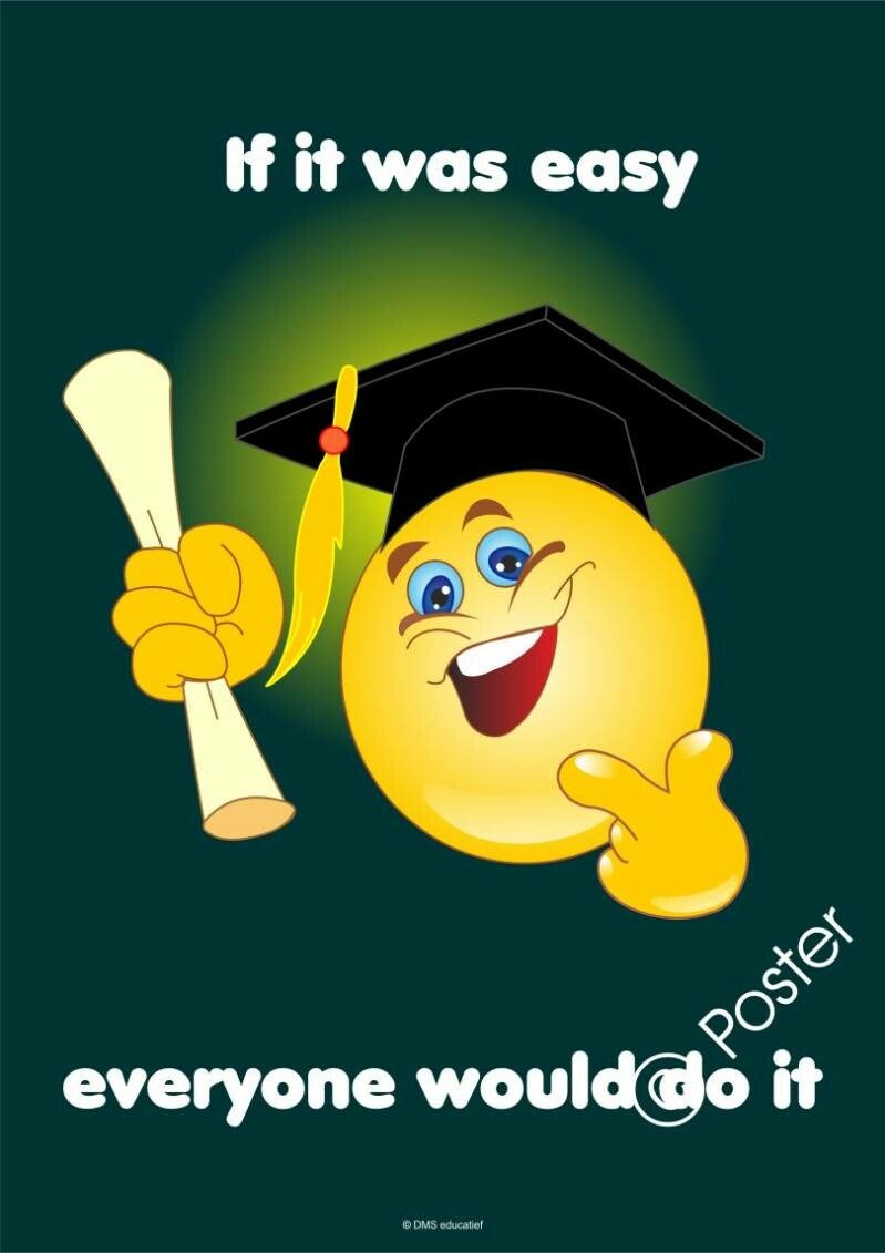 Poster 'If it was easy' A3