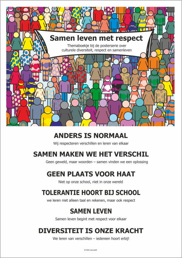 Werkboek ‘Samen leven met respect’ – culturele diversiteit, respect & burgerschap (digitaal)
