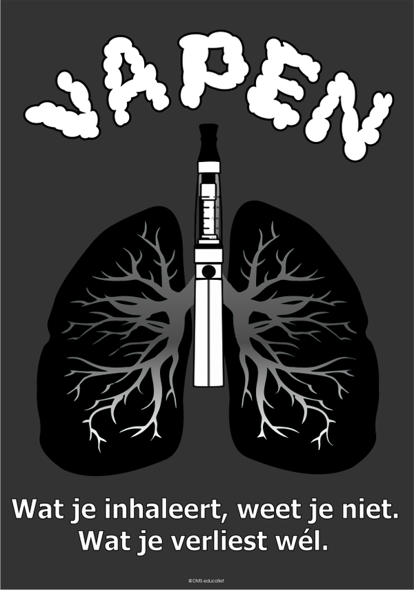 Poster Vapen e-sigaret A3