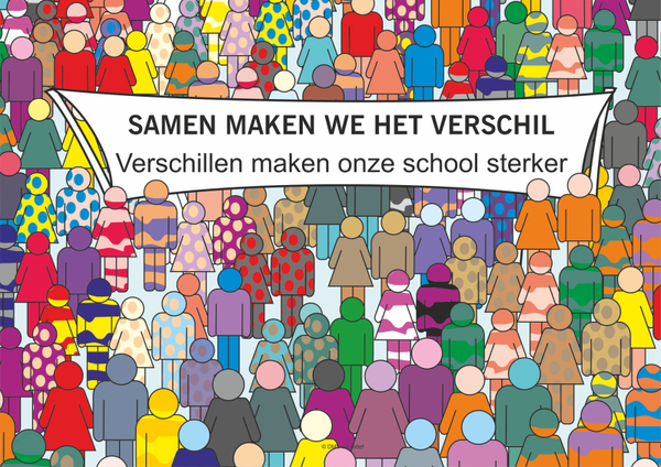 Poster 'Verschillen maken onze school sterker''