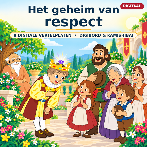 Vertelverhaal Het geheim van respect – 8 vertelplaten (digitaal)