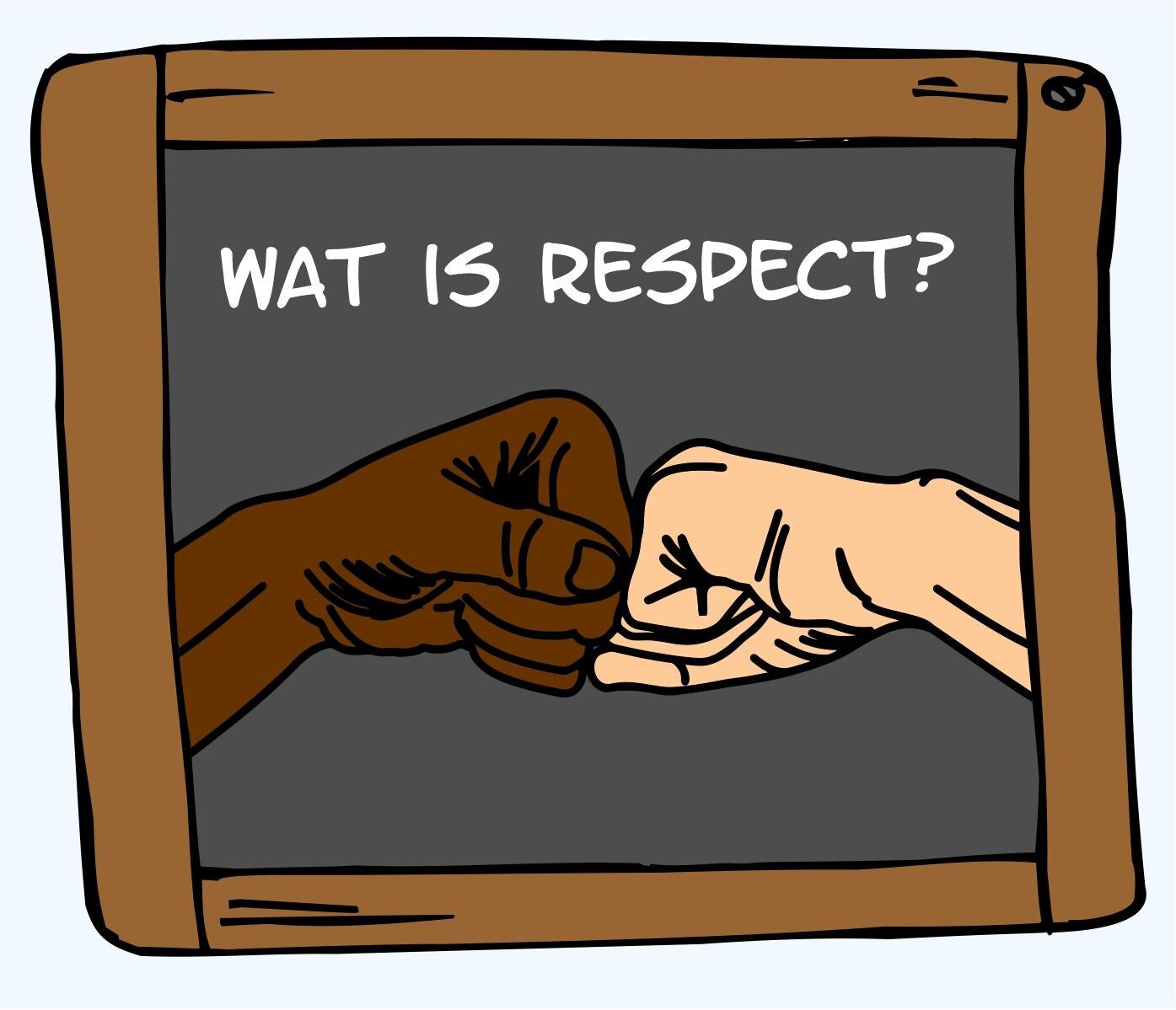 Lesmateriaal over wat respect betekent voor kinderen met uitleg over respectvol omgaan met elkaar op school