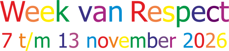 Week van Respect 2026 van 7 tot en  met 13 november