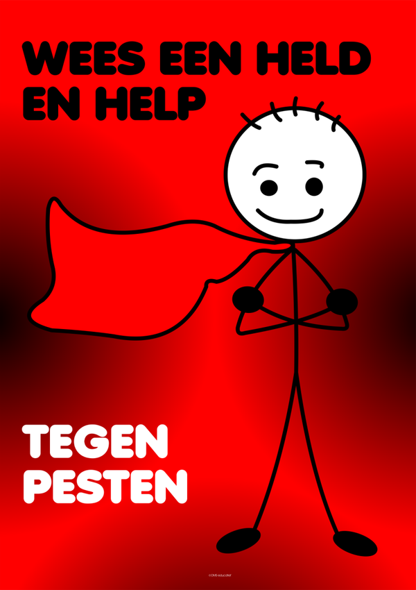 Poster 'Wees een held' A1