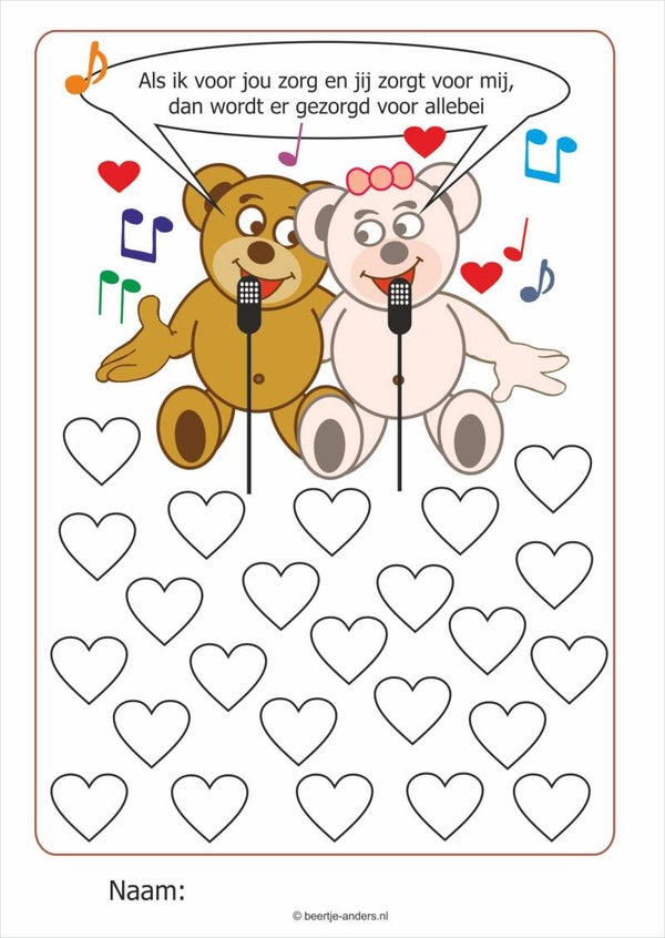 Afspraak 2 - gratis werkblad