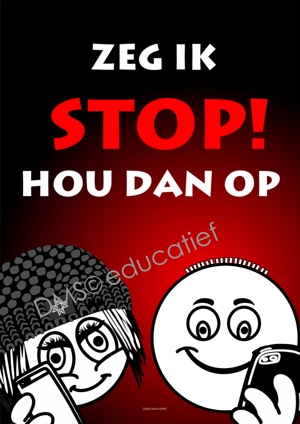 Poster – Zeg ik stop!, hou dan op