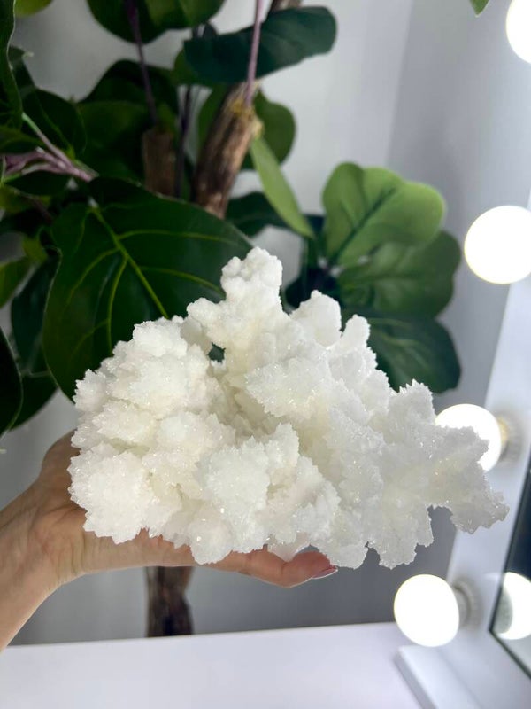 White Aragonite (cave calcite)
