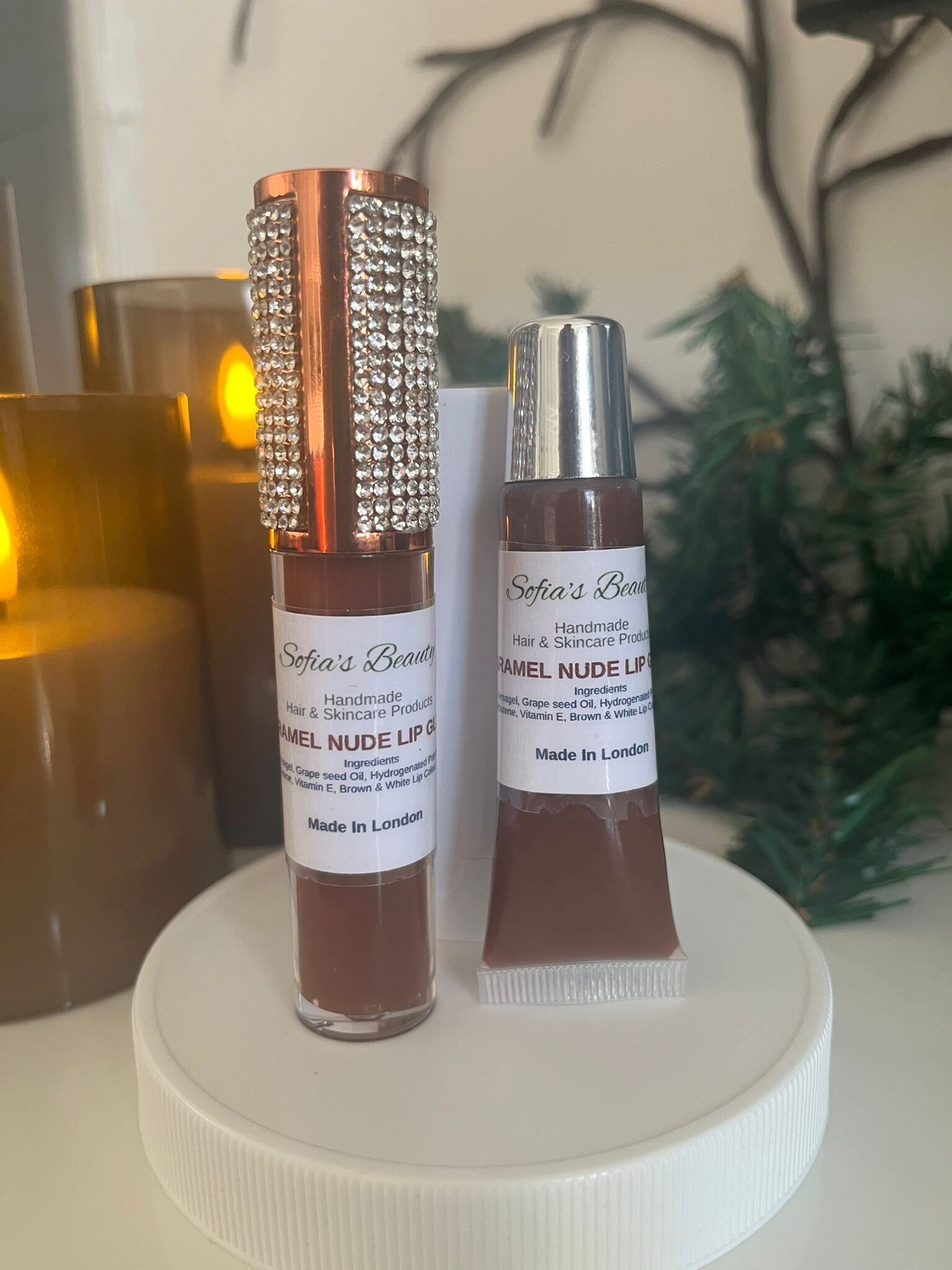 Nude High Shine Lip Gloss with A Hint Of Caramel