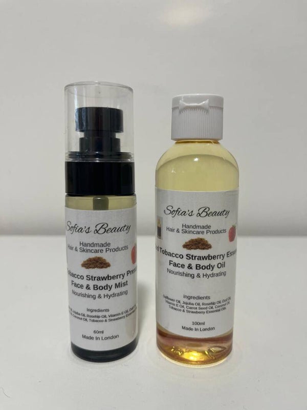 Oud Tobacco Strawberry Flip Lid 100ml & Mist Bottle 60ml Duo