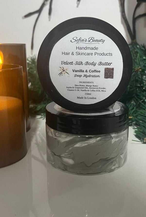 Velvet Silk Body Butter with Vanilla & Coffee 250ml