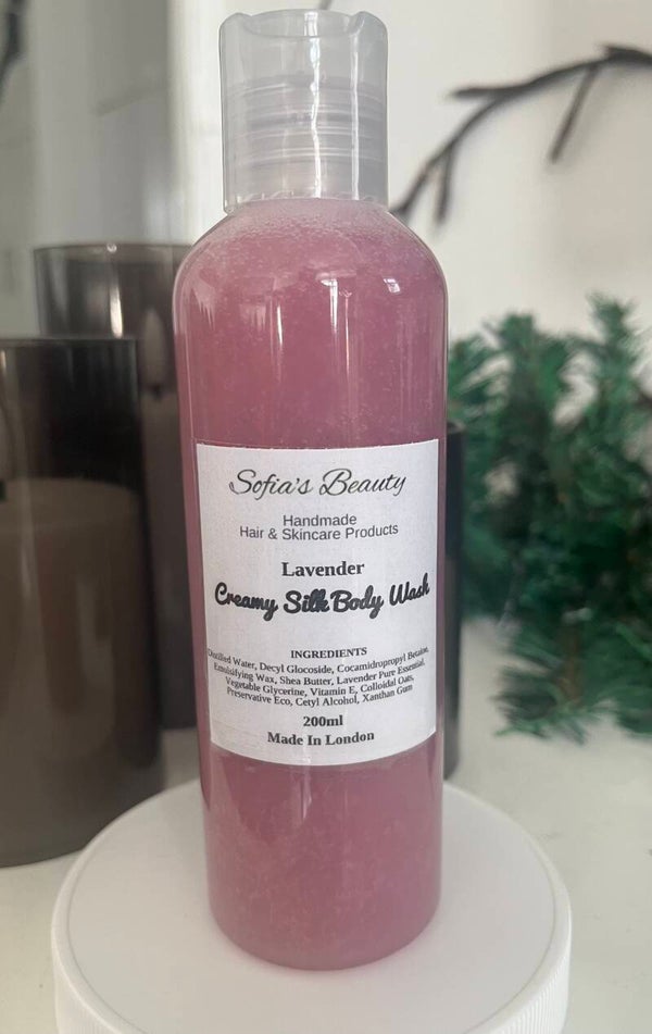 Creamy Silk Body Wash with Lavender 200ml