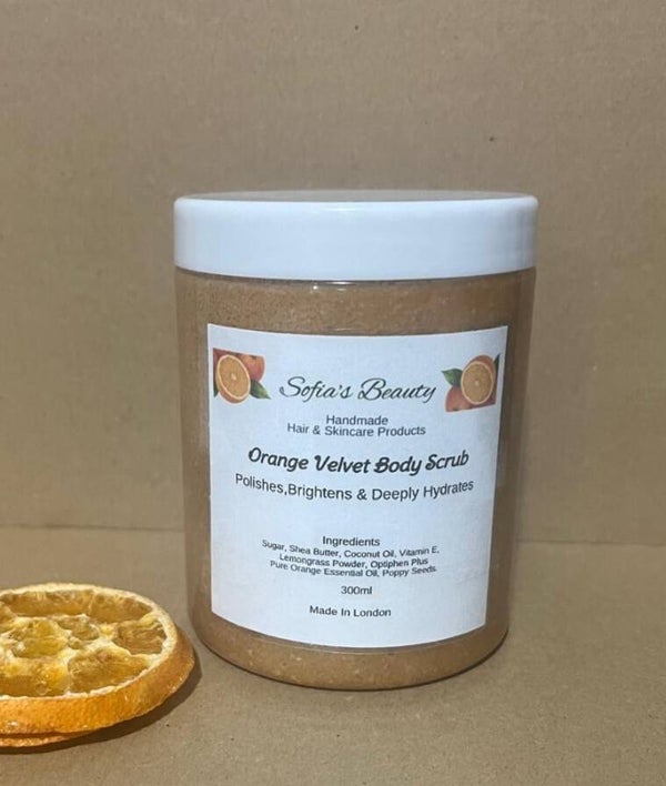 Orange Velvet Body Scrub with Vitamin E 300ml