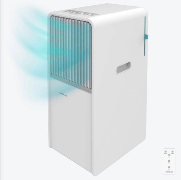 ForceClima 7150 Style Climatiseur portatif de 7000 BTU avec télécommande et contrôle tactile pour un confort total.