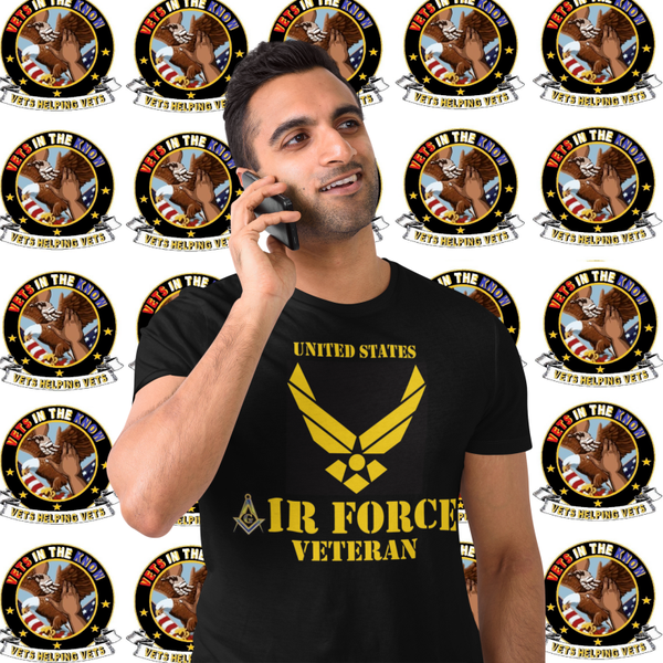 "Masonic Air Force Veteran" T-shirt