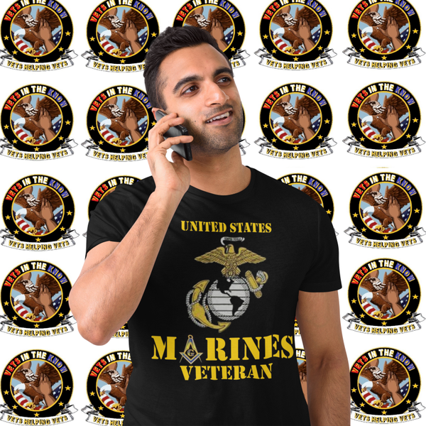 "Masonic Marines Veteran" T-shirt