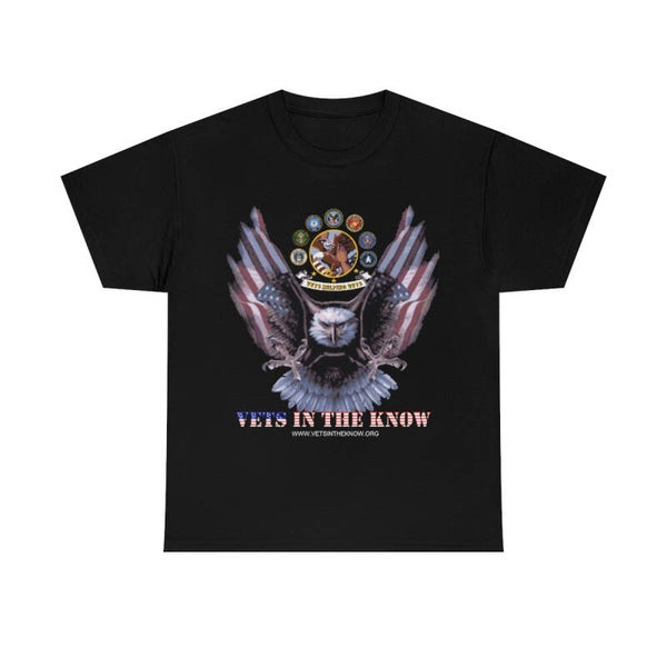 Gildan Unisex Ultra Cotton "Vets in the Know Flying Eagle" Tee