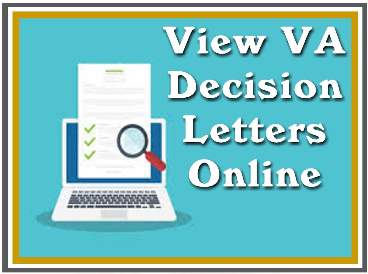 View VA Decision Letter Online / Compensation / Veterans Benefits ...