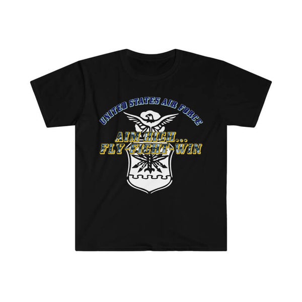 AIR FORCE SLOGAN "AIM HIGH FLY FIGHT WIN"