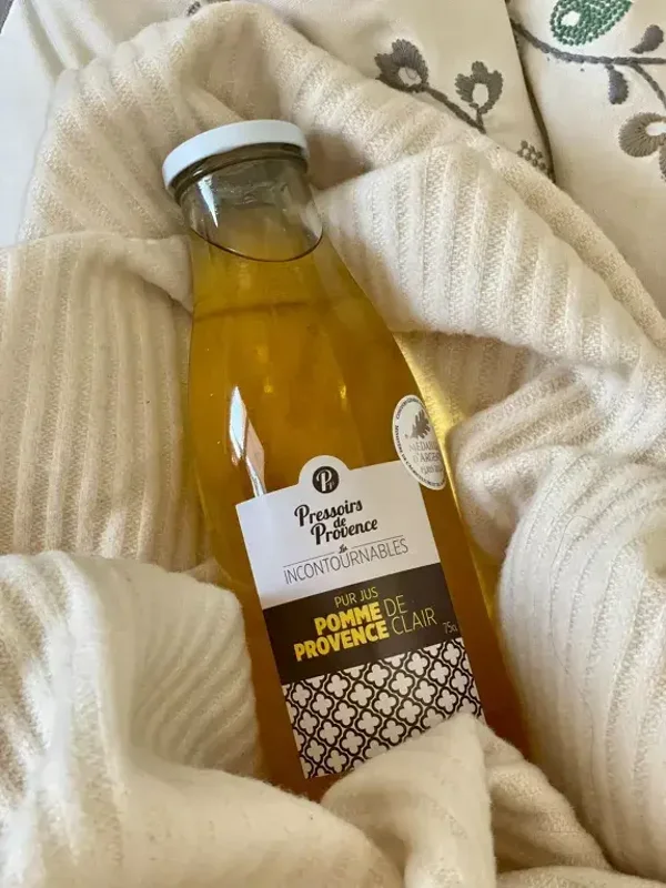 Pur jus de pomme de Provence clair