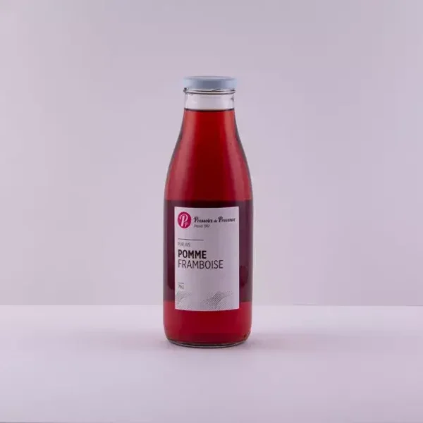 Pur jus de pomme framboise