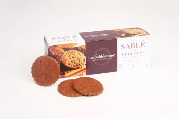 Biscuits sablés  tout chocolat
