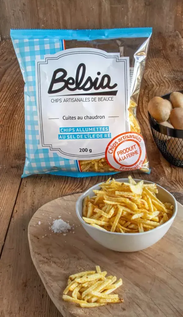 Chips rôtisserie allumette sel de l'ile de Ré (200gr)