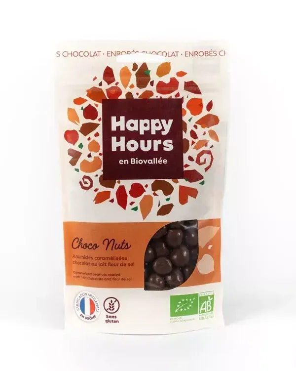 Sachet Choco Nuts Bio - arachides choco-lait -