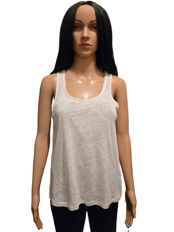 Débardeur blanc fluide – Basique chic