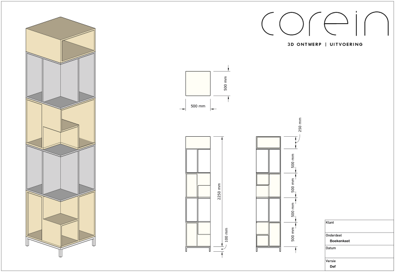 COREIN Boekenkast