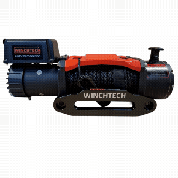Winchtech 6100KG 6.5PK elektrische lier 12v met draadloze afstandsbediening, touw