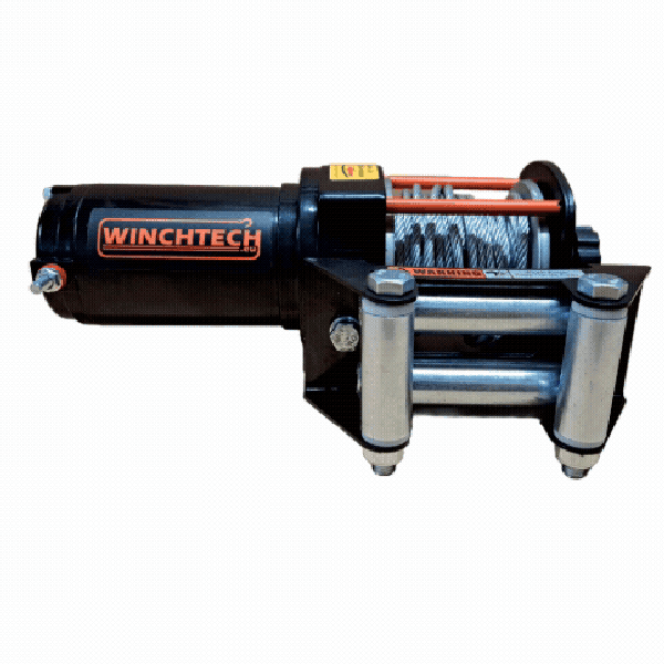 Winchtech 1300KG elektrische lier 12v met staalkabel