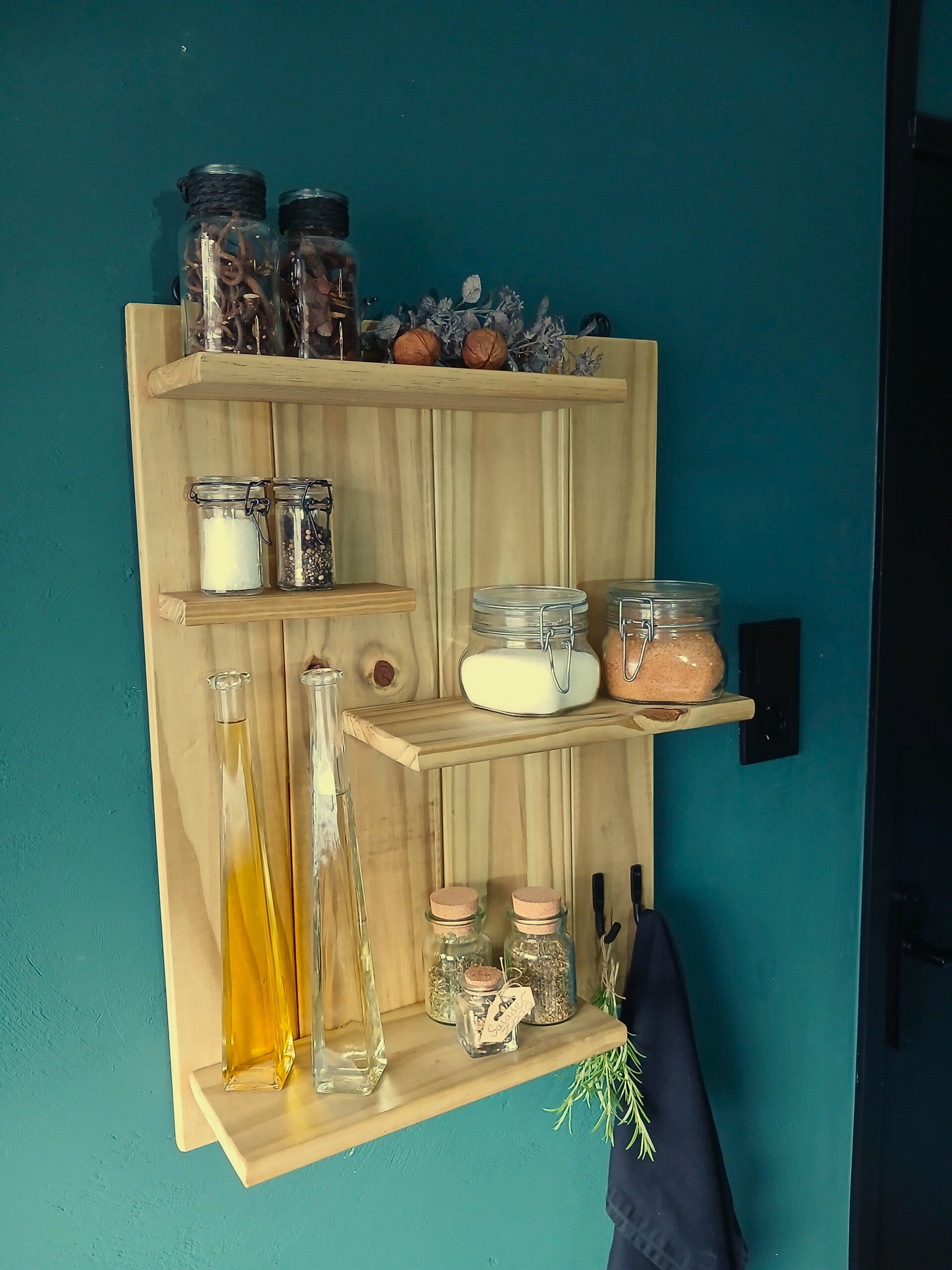 Houten Wandrek 'natuur'