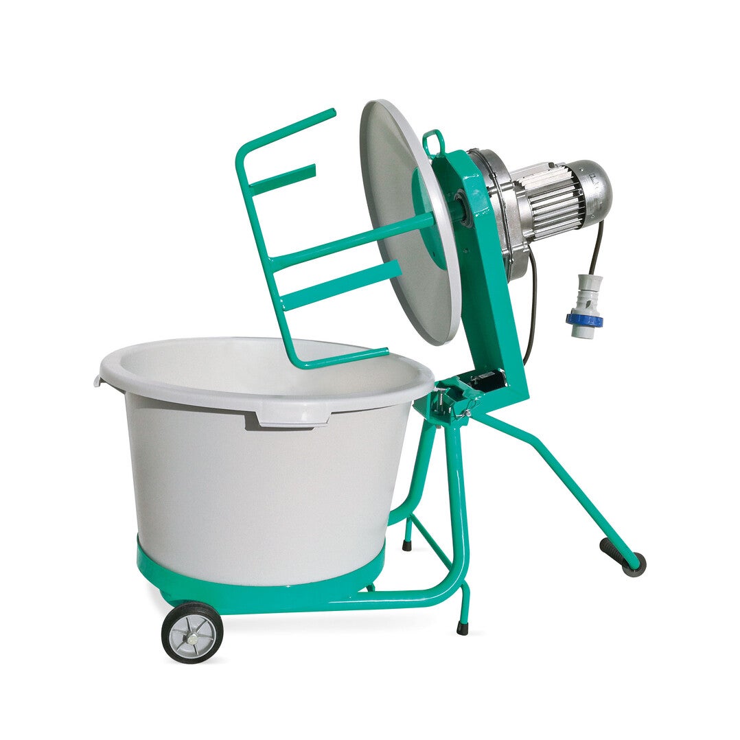 MESCOLATRICE MIX 60 PLUS con motore monofase 230V-50Hz kW 0,55 con 2 vasche e pala standard S-N p009839071