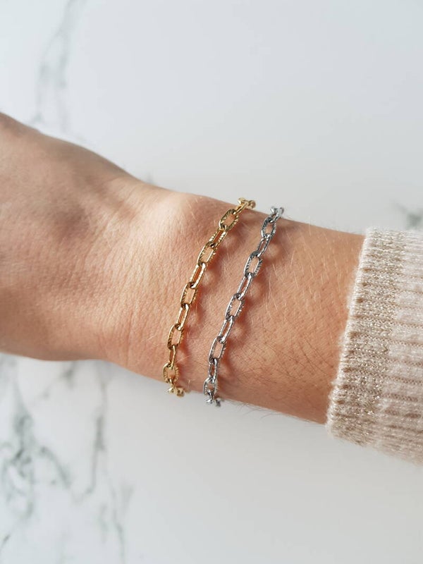 Armbandje structuur schakel