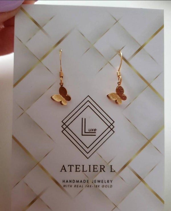 Luxe Butterfly oorhaakje