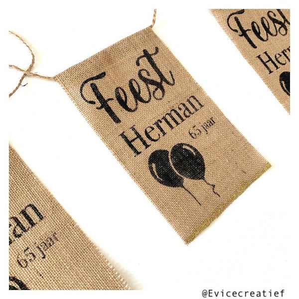 ❦ Jute Feestslinger