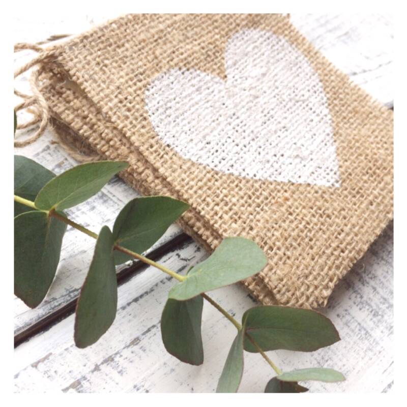 Jute slinger bruiloft