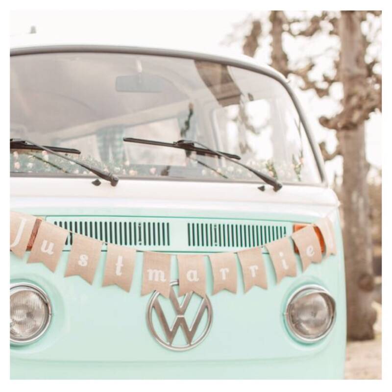 Jute slinger bruiloft